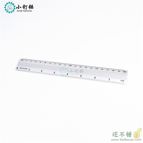 SN537  创意铝合金文具尺子  学生绘图裁切  20cm直尺 尺子