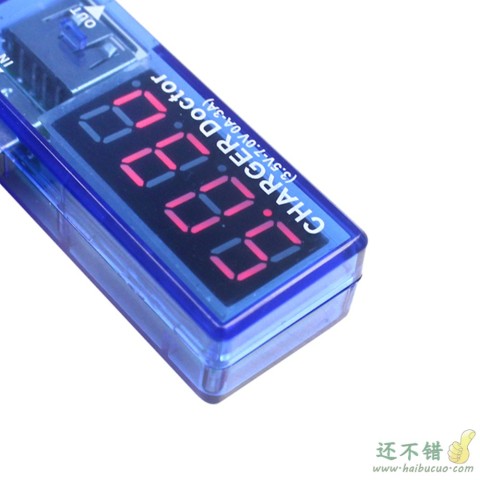 蓝色USB充电电流电压测试仪检测器电压表电流表检测USB设备 SNA37