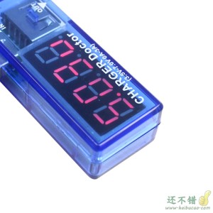 蓝色USB充电电流电压测试仪检测器电压表电流表检测USB设备 SNA37