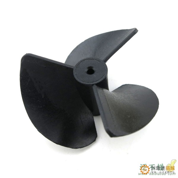 2mm船桨 尼龙三叶螺旋桨 船用 模型船桨 风叶3叶 玩具桨 DIY