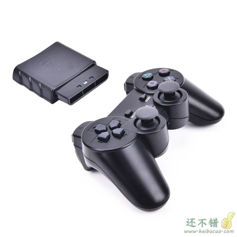 全新 PS2无线手柄 双震动手柄 带接收器 8米距离 PS2专用型