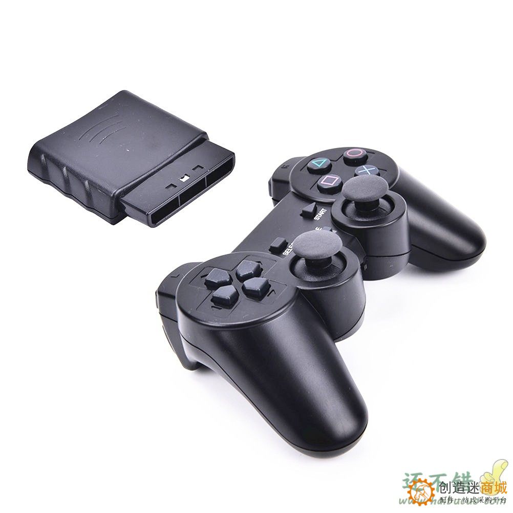 全新 PS2无线手柄 双震动手柄 带接收器 8米距离 PS2专用型