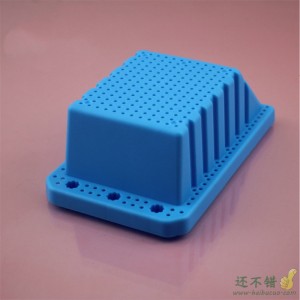 八角车斗 工程车斗 车船两用后斗 科技积木零件 DIY材料 蓝色