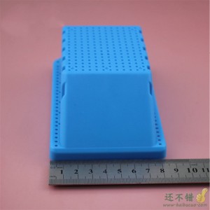 八角车斗 工程车斗 车船两用后斗 科技积木零件 DIY材料 蓝色