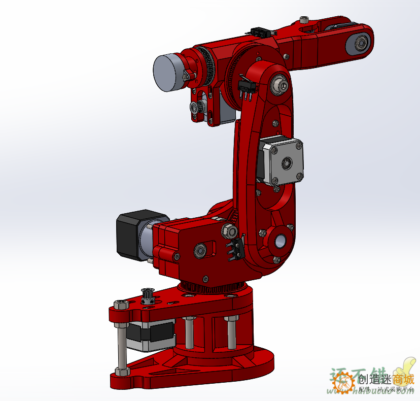 arduino  6轴机械臂 3D打印有代码 有控制软件上位机