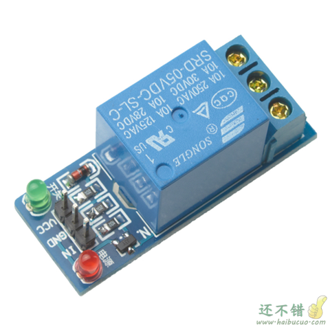 新款 1路继电器模块 5V高电平触发 继电器扩展板
