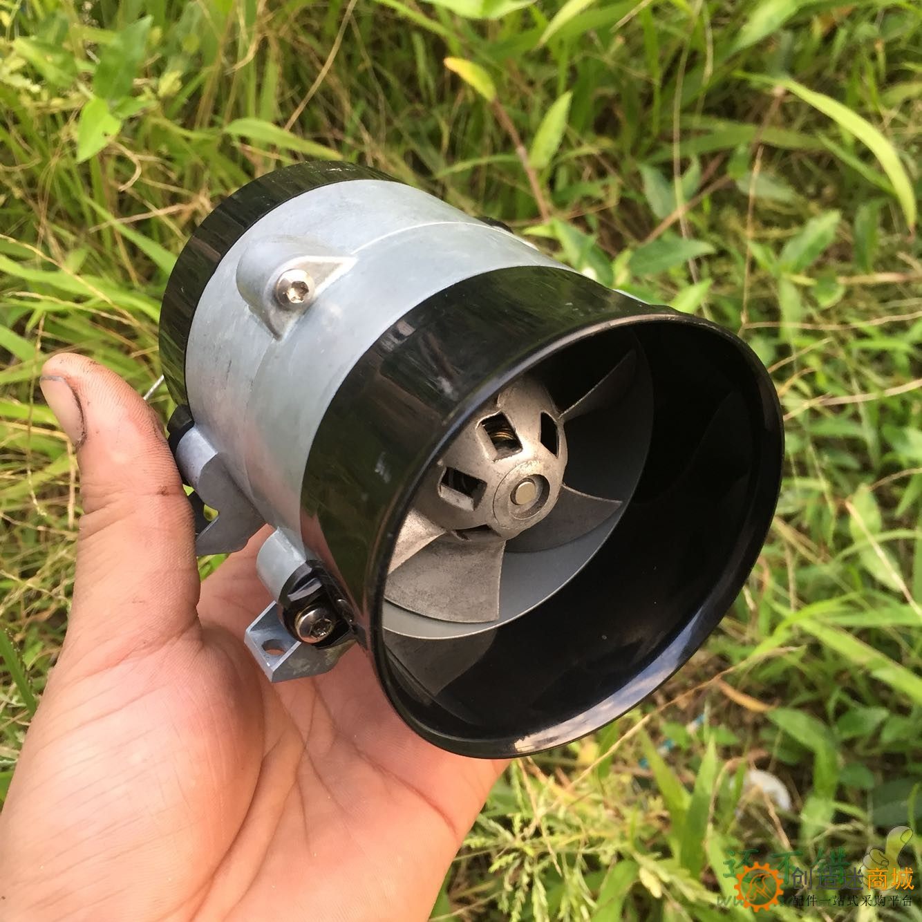 12V 暴力涡轮风机带控制板 汽车涡轮增压器 暴力风扇涡轮增压高速