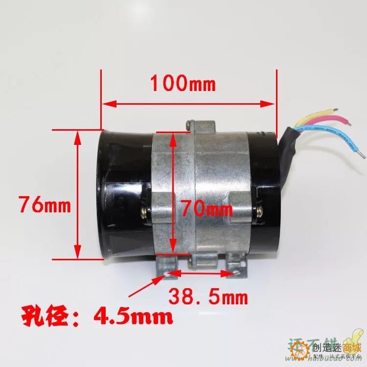 12V 暴力涡轮风机带控制板 汽车涡轮增压器 暴力风扇涡轮增压高速