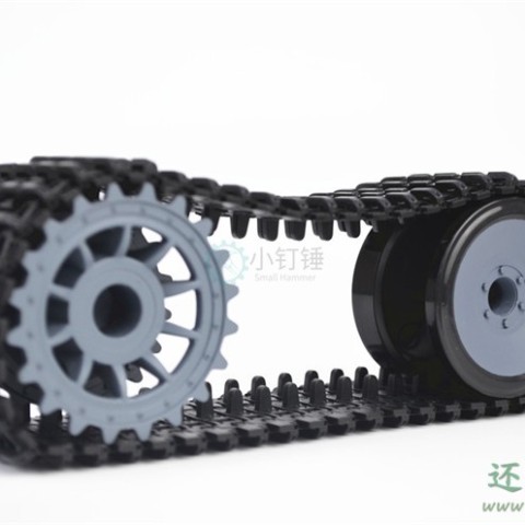 2019年新型经济版履带轮式履带+驱动轮+负载轮坦克车机器人