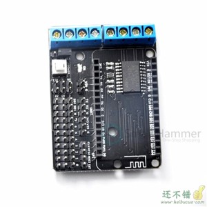 ESP8266 WiFi 电机驱动扩展板 L293D ESP12E Lua 物联网 智能小车 nodemcu