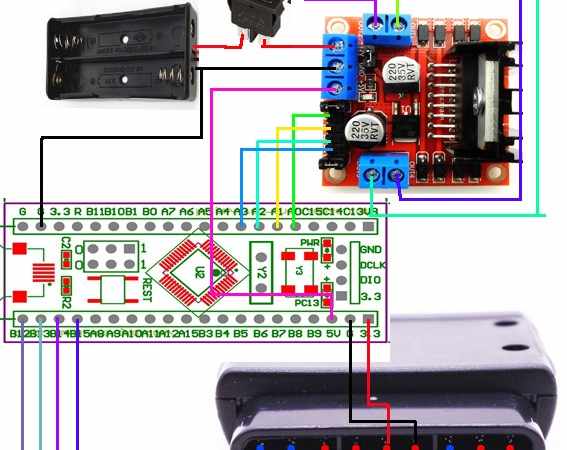 基于STM32和PS2的遥控无线小车