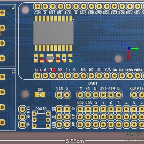 ESP8266 WiFi 电机驱动扩展板 L293D ESP12E Lua 物联网 智能小车 nodemcu