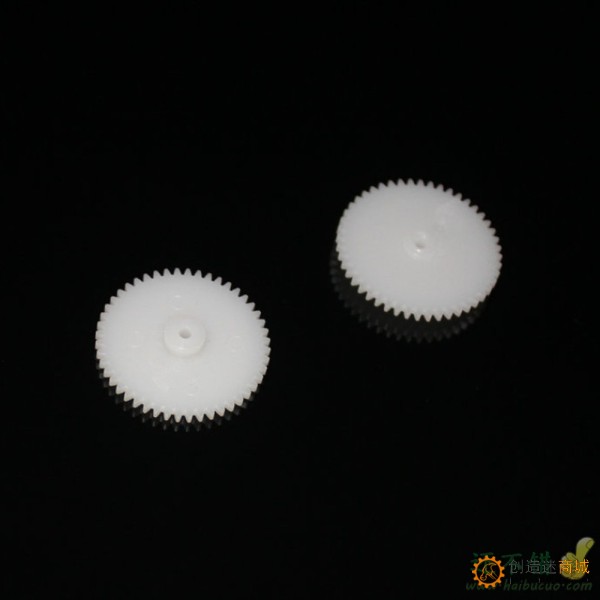 直径25mm薄齿轮 齿片 玩具配件 塑料齿轮 单层齿轮 0.5模 厚度4.5