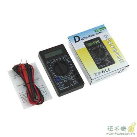 数字万用表 迷你万能表手持式万用表电工仪器仪表配电池