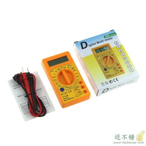 DT830B数字万用表 迷你万能表手持式万用表电工仪器仪表