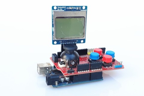 arduino+joystick+诺基亚LCD5110制作贪吃蛇游戏机代码