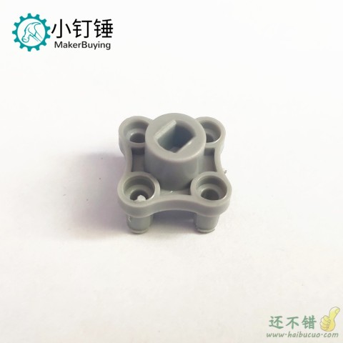 TT马达金属轴转兼容乐高联轴器塑料机器人配件智能小车 B239 651454T-TT马达金属轴转乐高十字轴 431903