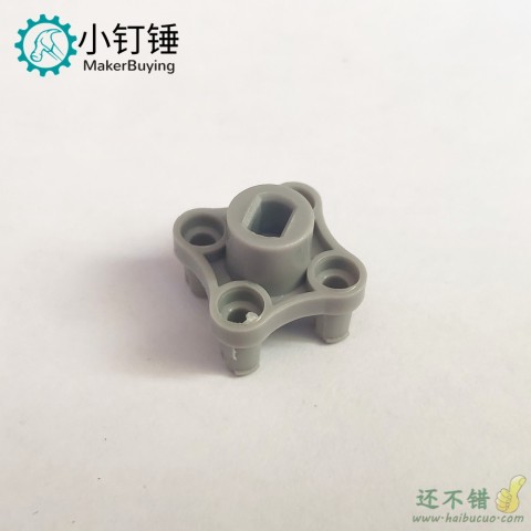 TT马达金属轴转兼容乐高联轴器塑料机器人配件智能小车 B239 651454T-TT马达金属轴转乐高十字轴 431903