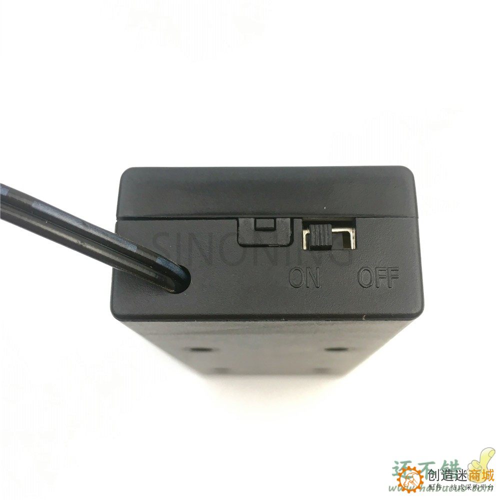 18650电池盒两节电池盒2节 充电座 带粗线 带盖开关 7.4v 带DC头