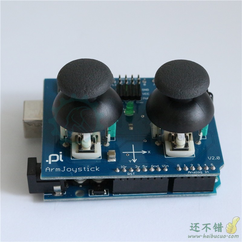 ps2机械臂摇杆for Arduino机械手双摇杆 meArm joystick Shield