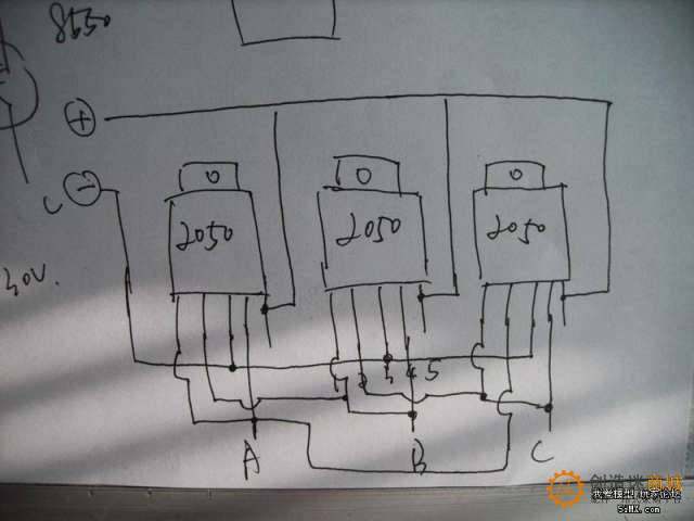 TDA2030手工自制无刷电机电调