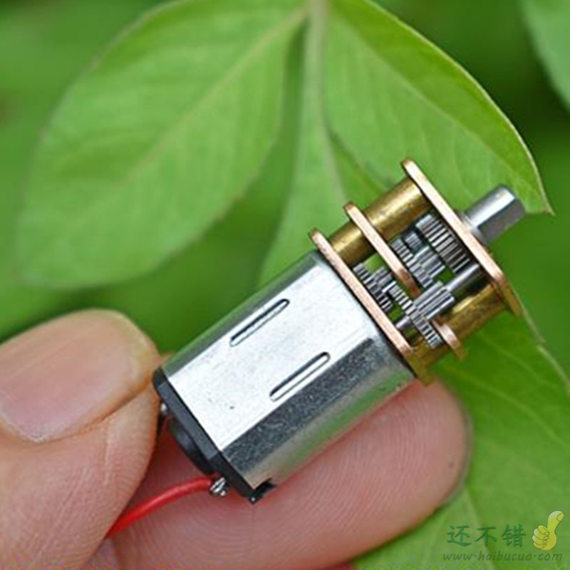 全钢齿轮 静音N20减速电机大扭力智能车电机 DC3V-6V减速比 1:298