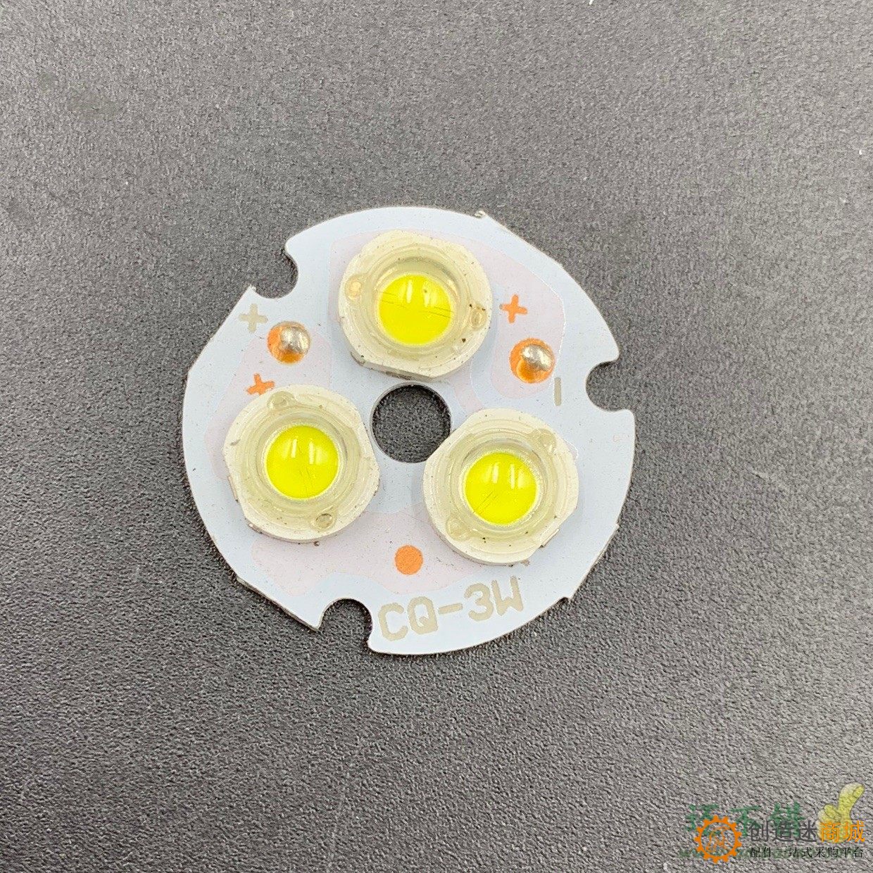 3W灯板 3串 9.5V0.1A电流驱动 正白 铝基板