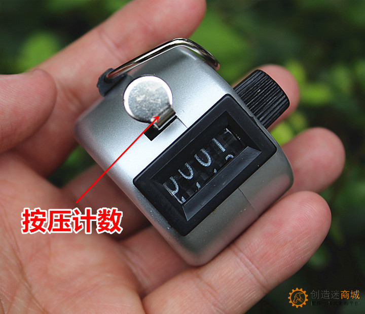 人流量计数器佛念机械手动点数器仓库计件乘客念经记数神器数取器