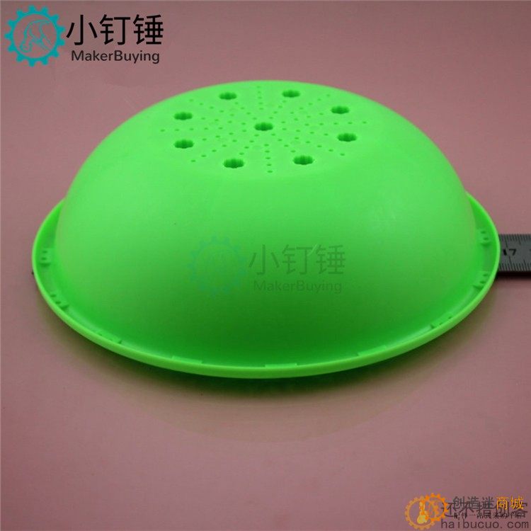 16850绿 八角盆 小水盆 多孔盘 底八角盆 科技积木零件