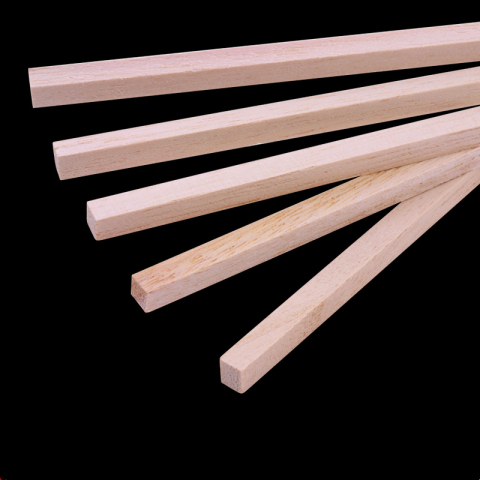 10mm桐木条桐木片细木条diy手工模型制作小木屋材料方木棍长50cm