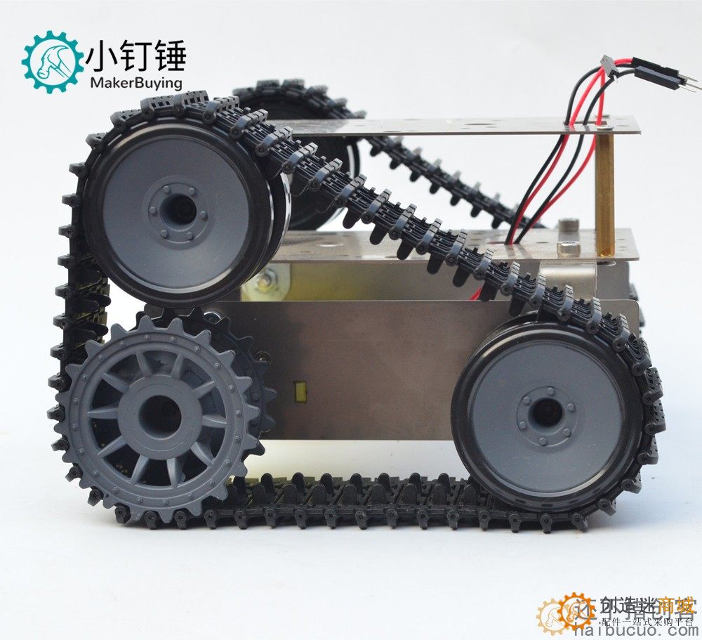 不锈钢双层越野SUV超经济坦克底盘智能小车履带机器人for arduino