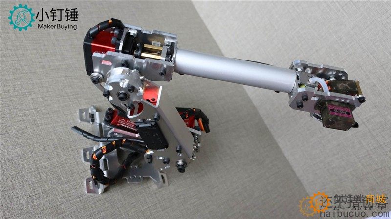 机械手臂金属铝合金工业机器人模型六轴机器人 for arduino带舵机