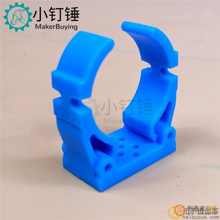 301432蓝 扣座 300电机扣座 电机扣座 塑料扣座 科技积木零件