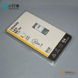 进口品牌G4灯珠led插脚低压12V1.1W水晶灯插泡 2700k暖色镜前小灯
