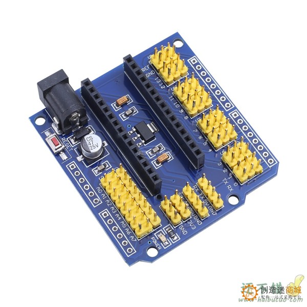 NANO UNO 多用 扩展板 黄色排针 多用扩展模块 SNA30