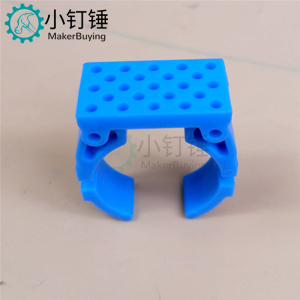 301432蓝 扣座 300电机扣座 电机扣座 塑料扣座 科技积木零件