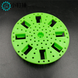 656512绿 圆爪夹 木棒夹 八爪夹 科技积木零件 玩具配件