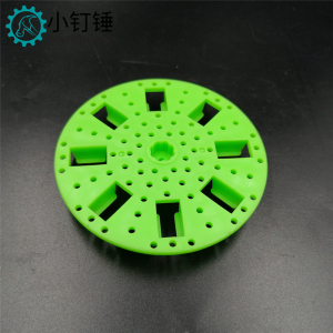 656512绿 圆爪夹 木棒夹 八爪夹 科技积木零件 玩具配件