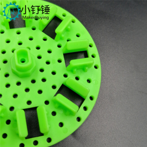 656512绿 圆爪夹 木棒夹 八爪夹 科技积木零件 玩具配件