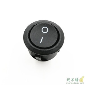电子电工电器小开关 圆形船型开关 KCD-107 105 单档开关 质量好