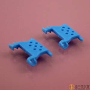 17245软蓝 合页 塑胶合页 电池锁片 坦克带片 科技积木零件
