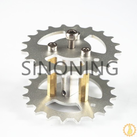 金属坦克驱动轮 履带车底盘主动轮 智能小车轮子 车轮 电机驱动轮