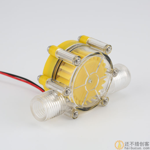 水力发电机小型水力试验发电机管道式微型水力发电机水龙头12V
