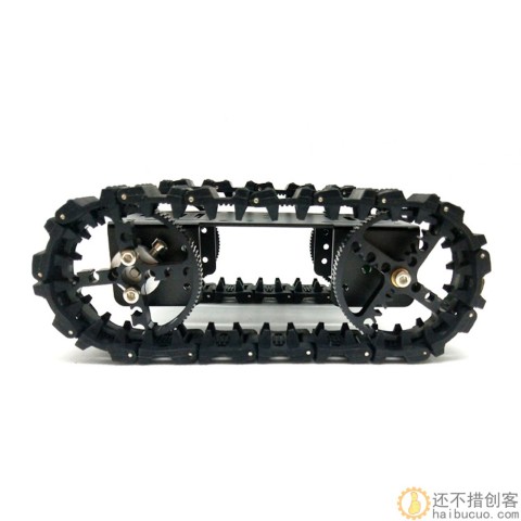 T10 迷你履带式智能坦克小车 坦克车机器人模型 橡胶履带