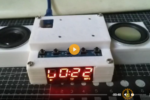 网友用5块钱的蓝牙功放板配合3D打印制作的超炫的音响