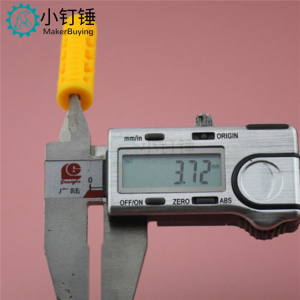 GZNT3712黄 瓜子碾头 TT碾棒 多孔圆柱 碾柱 科技积木零件