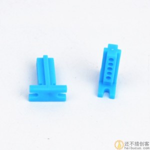 JG772015黄/蓝 脚杆码杆爪杆 塑料杆 塑料条DIY配件 科技积木零件