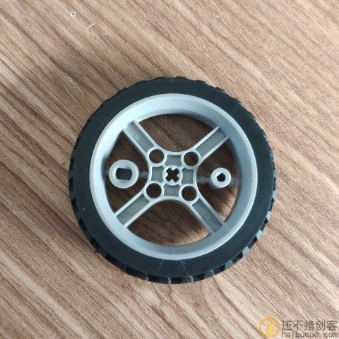 TT/N20马达自由轮子转兼容乐高内十字轴机器人智能小车直径65mm