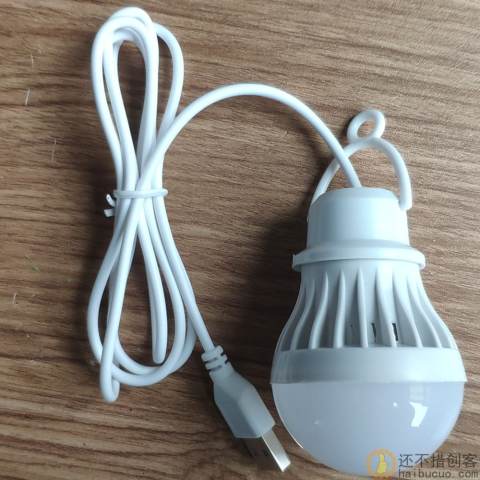 LED球泡灯 5V低压 USB球泡灯露营低压LED灯泡充电宝小夜灯USB灯泡