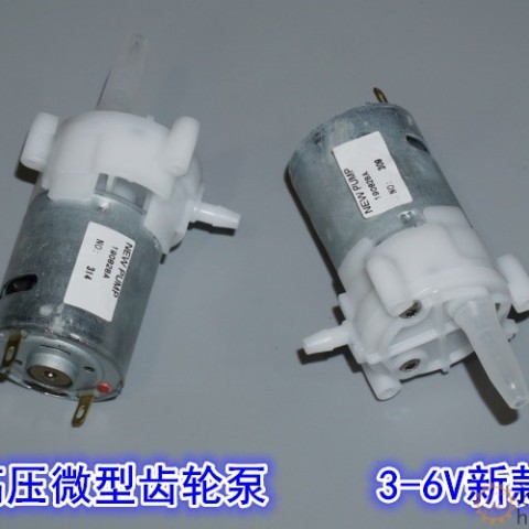 微型齿轮泵直流水泵微型液体泵360水泵油泵挖掘机泵自吸泵